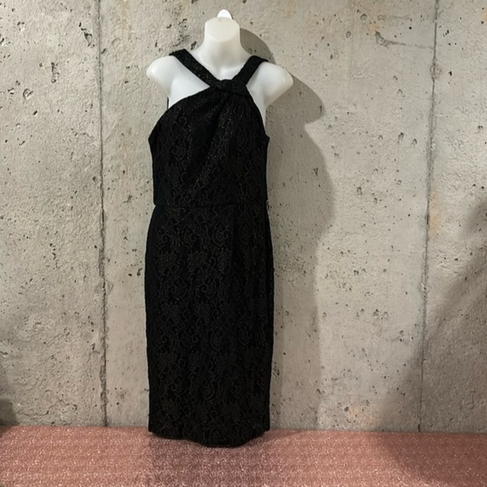 Elegant Black Lace Dress
